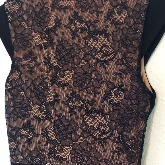 Betsey Johnson Black Lace Dress Size 2 EUC - Picture 6 of 6